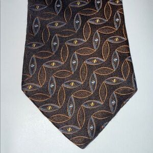Dion elegant Brown Patterned Men's Tie